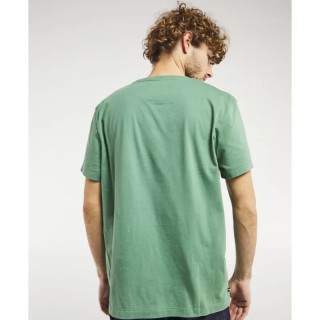 Tee-shirt Isao léger vert olive en coton biologique