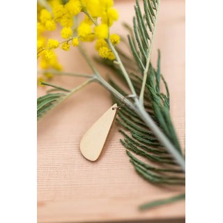 Boucles d'oreilles en bois "Caroline" bijou éco-responsable