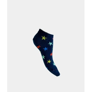 Mini-socquettes en coton Marine - Semis étoiles de mer