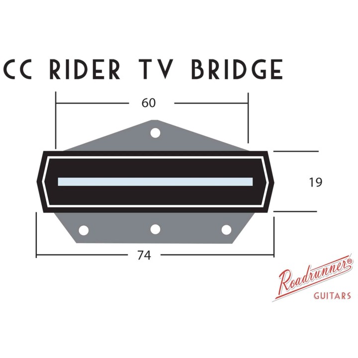 Roadrunner CC rider Telecaster Pickup Bridge