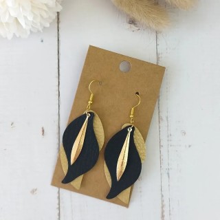 Boucles d'oreilles colorées fait main "Olympe"