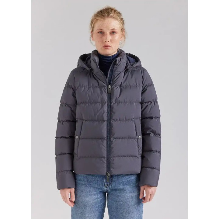 Doudoune femme Pyrenex Spoutnic à capuche amovible grise