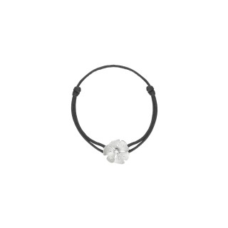Bracelet cordon Blossom - Noir Secret