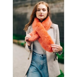 Echarpe Céline en fausse fourrure très douce