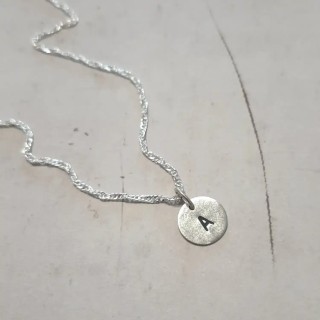 Collier Lettre Personnalisable en Argent 925