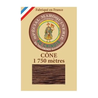 Fil maroquinerie grand cône 28/4 - 276 - Marron