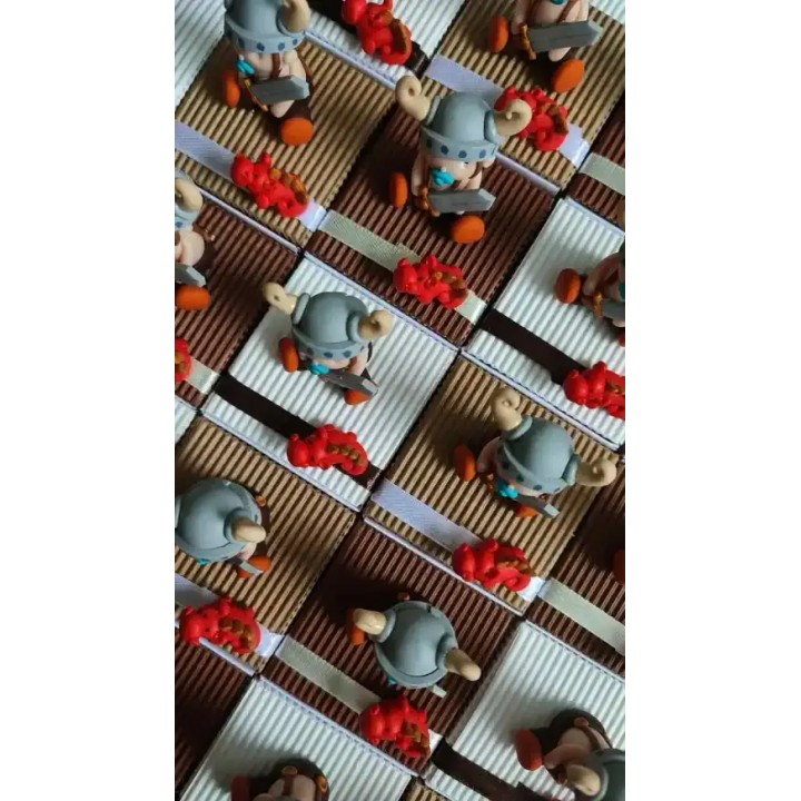Boîtes à dragées bébés vikings - Pâte et Tics