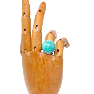 Bague Cristal de Bohème Vert Turquoise