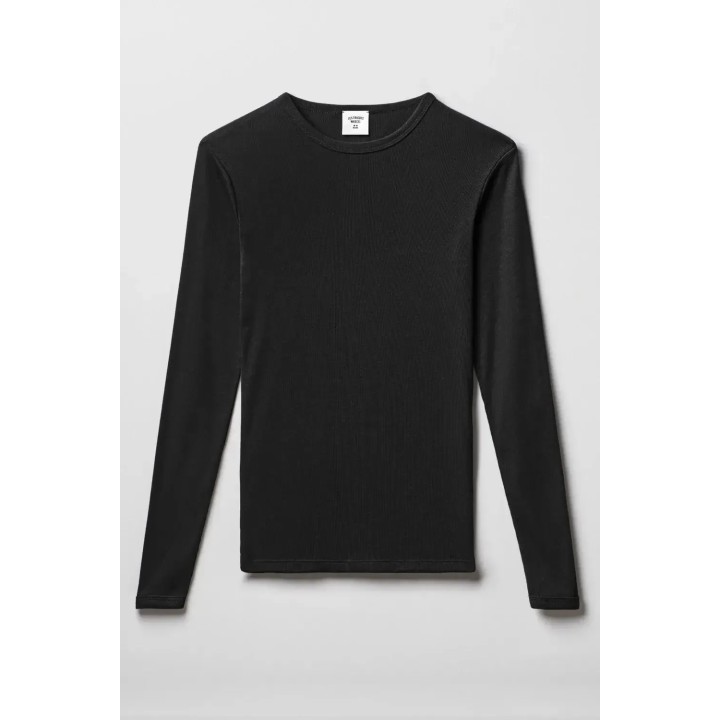 Le Maillot de Corps Manches Longues Noir Charbon