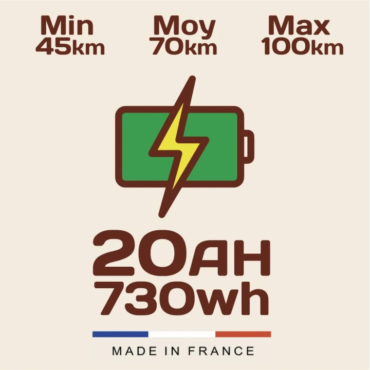 Option batterie 730Wh (avec l'achat d'un vélo)