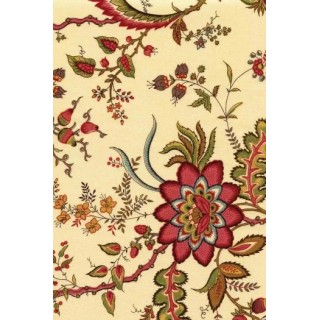 Tissu indienne au mètre fond thé n°32