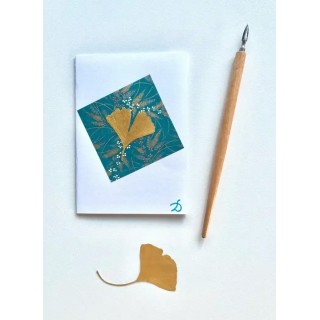 Carte - GINKGO PEINTE