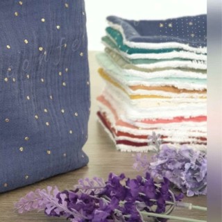 La QUINZAINE des lingettes lavables carrées bambou