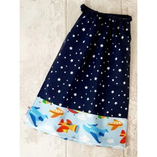 Serviette de cantine élastiquée Avion