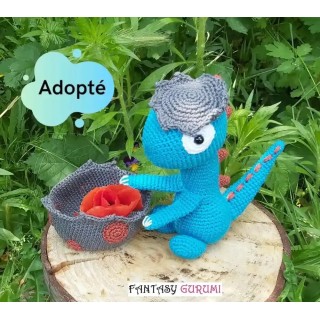 Iguanodon et sa coquille