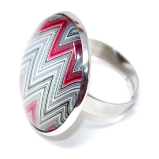 Bague Ronde Graphic Bayadere Stria