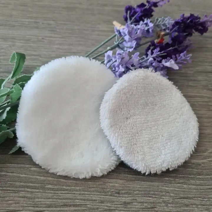 La QUINZAINE des disques démaquillants lavables bambou - en double gaze de coton