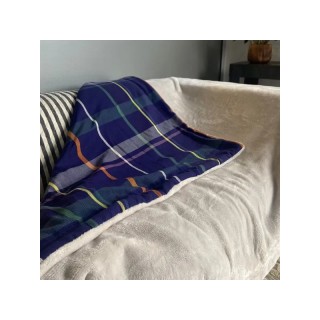 Plaid 195x148cm - NOUSSE BLEU