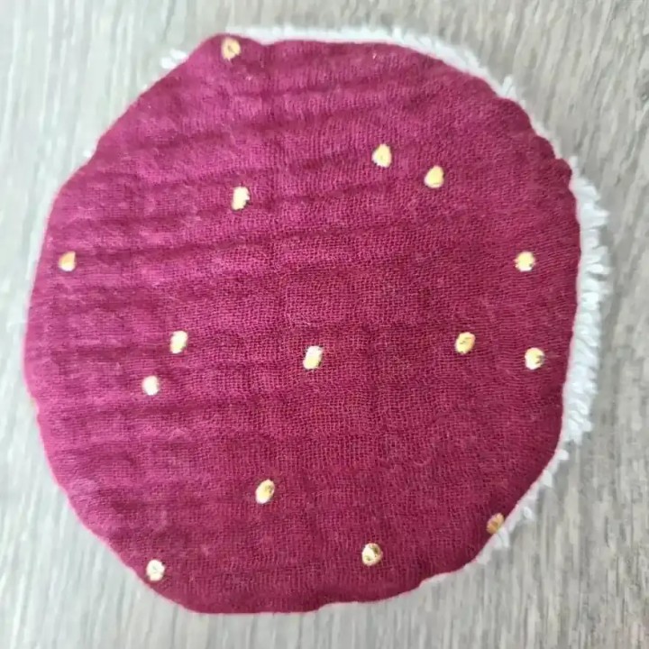 La QUINZAINE des disques démaquillants lavables bambou - en double gaze de coton