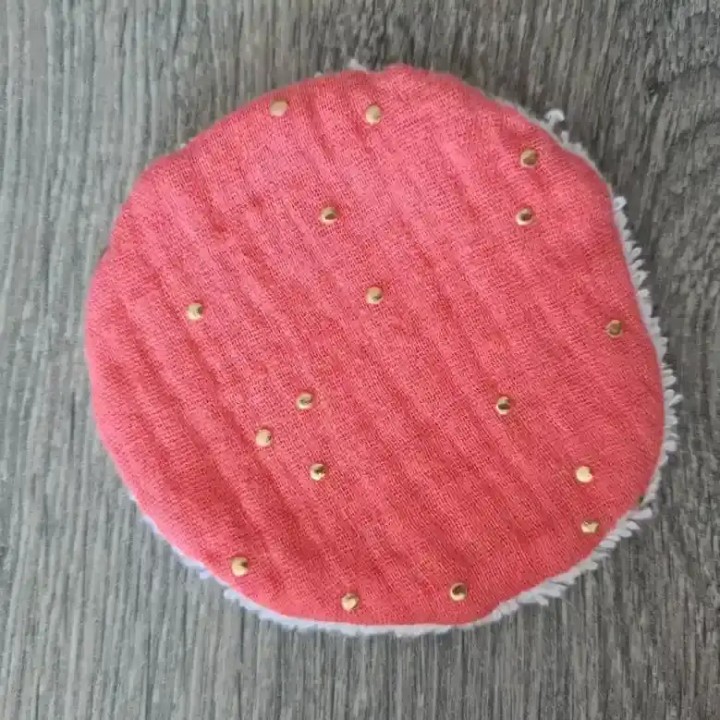 La QUINZAINE des disques démaquillants lavables bambou - en double gaze de coton