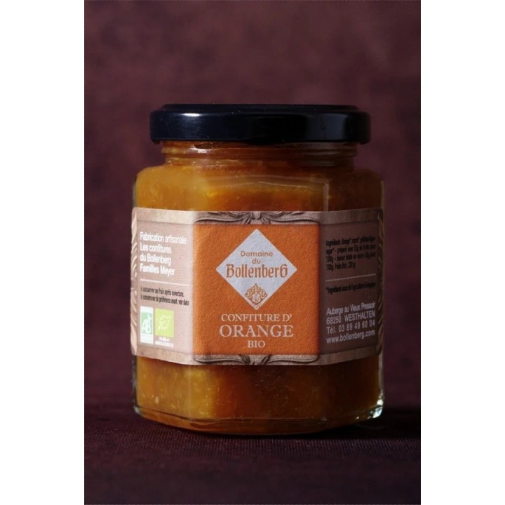 Confiture d'Orange Bio 220g - Domaine du Bollenberg