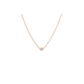 Collier Elixir 0.2ct - Or Rose