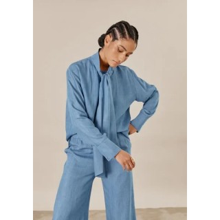 Chemise SEMPRE Washed blue - 0