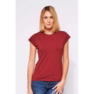 Vente Tee-shirt Femme made in France LOUISON bordeaux - Fil Rouge