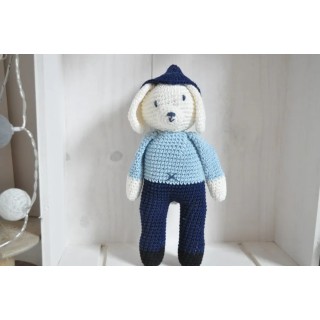 Doudou chien gendarme en crochet | Bébé Boutchou