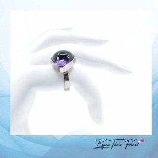 Bague sertie d'Améthyste pour Femme