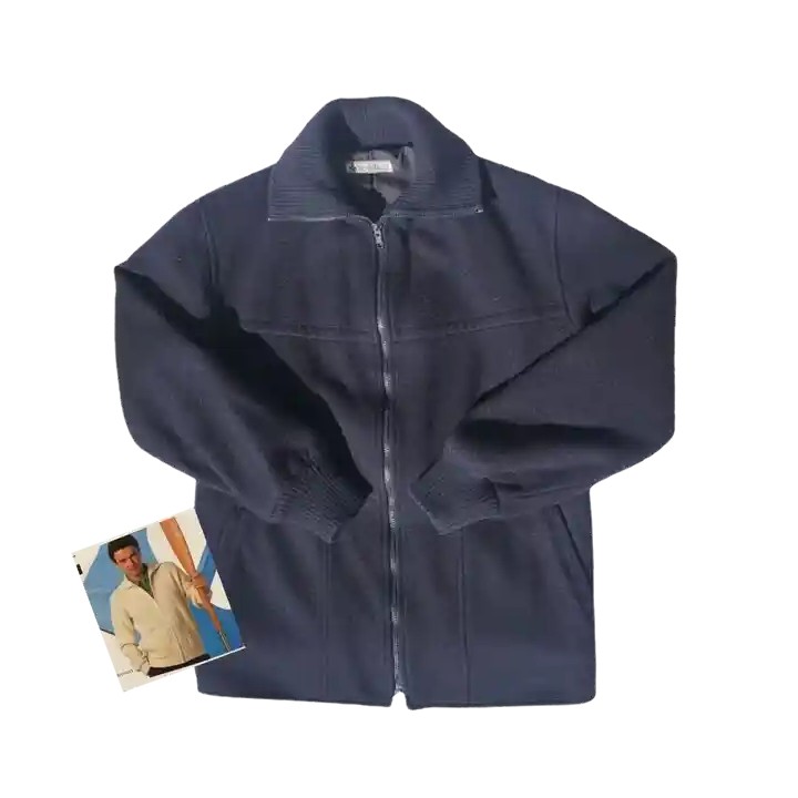 Blouson zippé bleu marine - Homme - seconde main