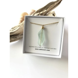 Collier doré ÎLOT Pastel