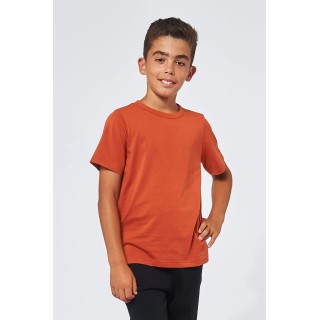 Vente Tee-shirt Enfant made in France AUGUST brique - Fil Rouge