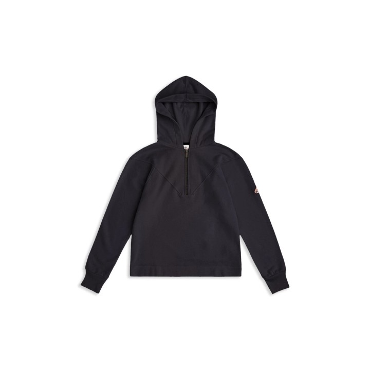 Sweat à capuche Pyrenex Bianca pour femme en coton bio Black