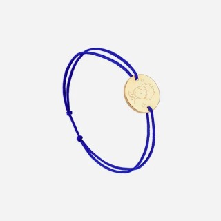 Le Petit Prince bleu roi plaqué or