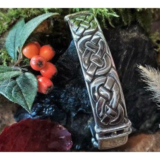 Bracelet "Entrelacs Celtique "Argent 925- Ouvert -BNA29