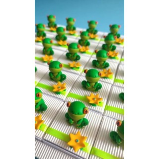 Boîtes à dragées grenouilles - Pâte et Tics