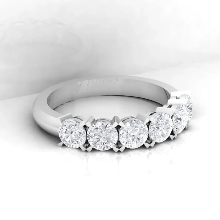 Alliance Eternity IV · Or blanc et Diamant blanc