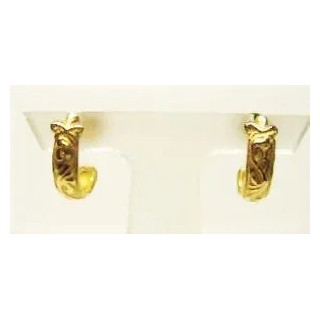 Boucles d'oreilles "enluminures" de Florus -or 18k - NAU16