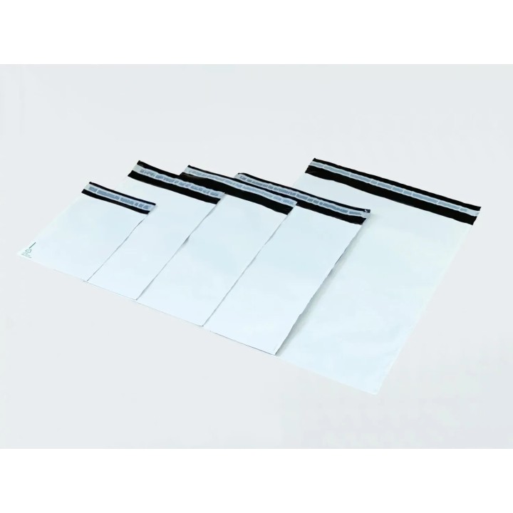 50 Enveloppes plastique opaques 80 microns N°3 - 295x370mm