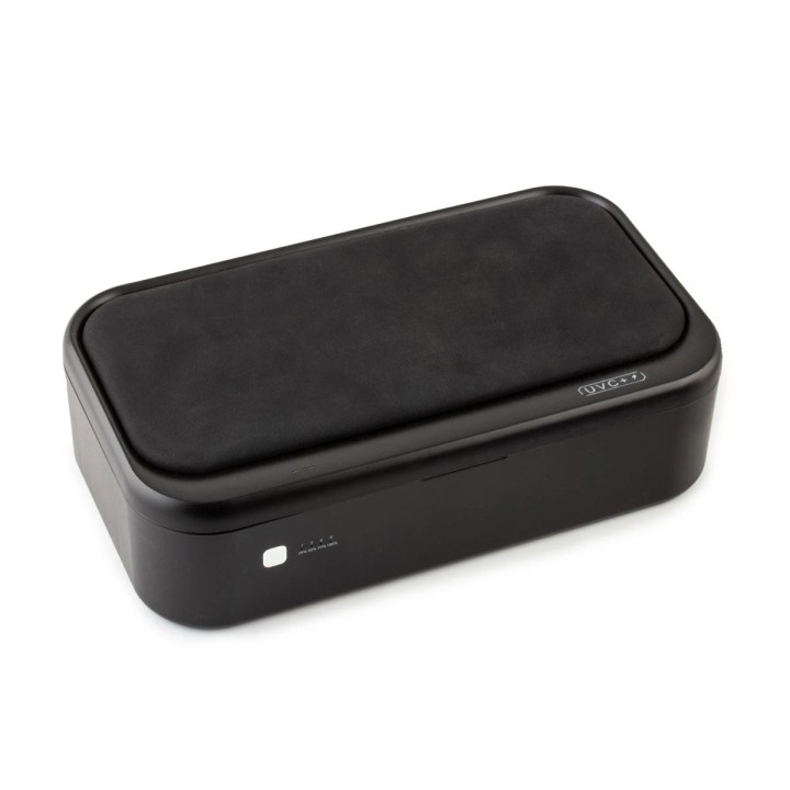 Smart Covid - Phone and keys UV sterilizer / wireless charger - Aged calf