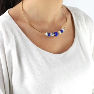 Lyrae Oro Ras de cou Murano doré à l'or fin