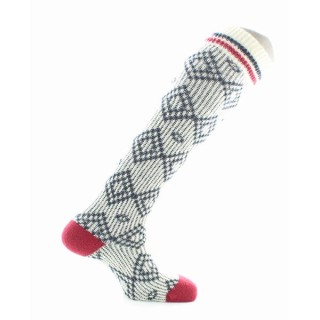 Mi-bas Jacquard Mohair