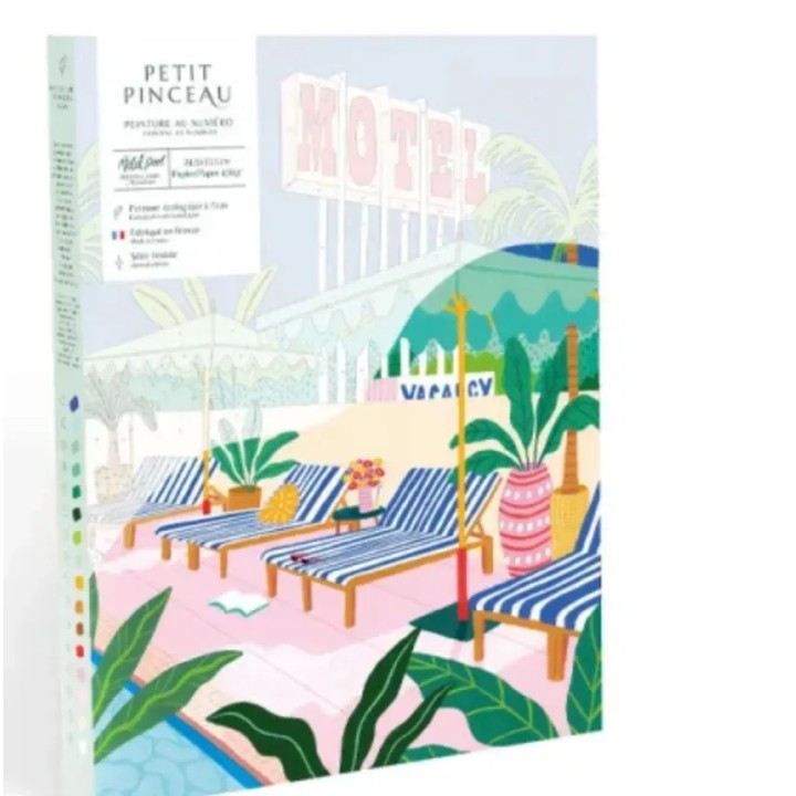 Coffret peinture - The motel pool