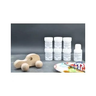 Wooden car - paintings