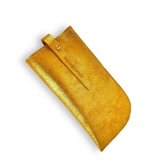 Étui à lunettes Jaune Métallisé - sans cordon