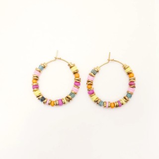 Boucles d'oreilles Iris