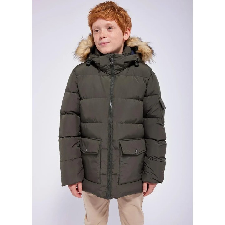 Doudoune Authentic Smooth fausse fourrure Deep khaki