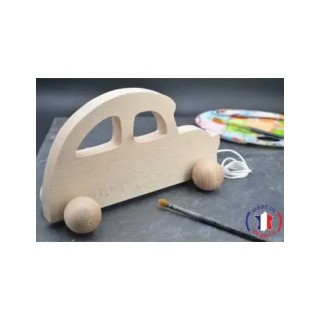 2CV en bois brut à tirer