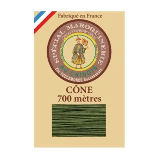 Fil maroquinerie petit cône 28/3 - 735 - Chartreuse